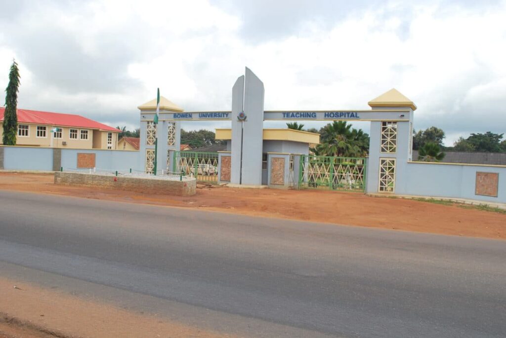BOWEN UNIVERSITY TEACHING HOSPITAL/SCHOOL OF NURSING RELEASES 2023/2024 FORM
