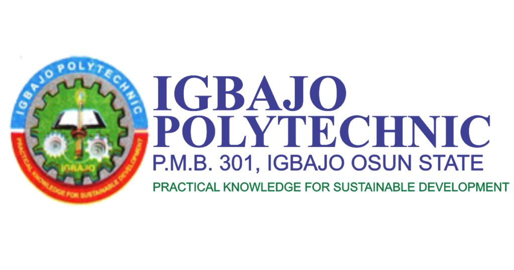 IGBAJO POLYTECHNIC RELEASES ND/HND ADMISSION FORM FOR 2023/2024 ACADEMIC SESSION