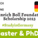STUDY IN GERMANY: 2023 HEINRICH BÖLL FOUNDATION GRANTS AND SCHOLARSHIPS FOR INTERNATIONAL STUDENTS