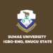 STATE UNIVERSITY OF MEDICAL AND APPLIED SCIENCES [SUMAS] IGBO-ENU, ENUGU RELEASES ADMISSION FORM FOR THE 2023/2024 ACADEMIC SESSION