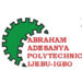 ABRAHAM ADESANYA POLYTECHNIC, RELEASES ND 2023/2024 ADMISSION FORM