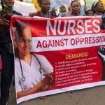 LAGOS NURSES PROTEST AGAINST NEW VERIFICATION GUIDELINES