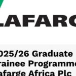 LAFARGE GRADUATE TRAINEE PROGRAM 2025 FOR NIGERIANS