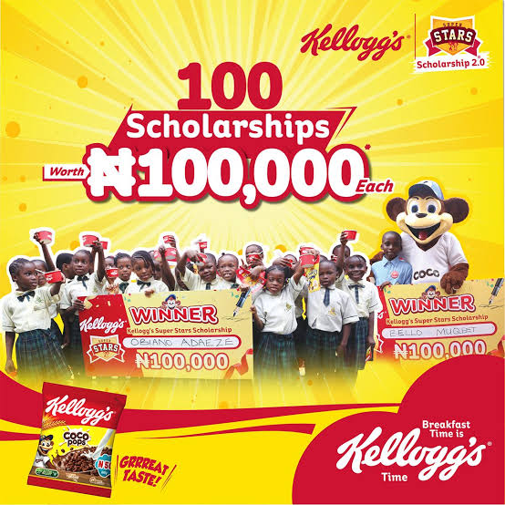 KELLOGGS SUPER STARS SCHOLARSHIP FOR NIGERIANS 2025