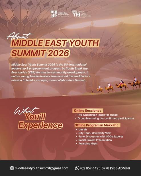 MIDDLE EAST YOUTH SUMMIT 2026 IN MAKKAH